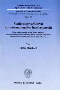Sanierungsverfahren Im Internationalen Insolvenzrecht