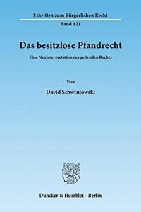 Das Besitzlose Pfandrecht