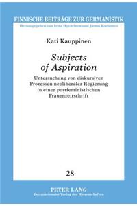 Subjects of Aspiration