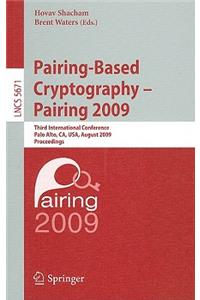 Pairing-Based Cryptography - Pairing 2009