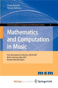 Mathematics and Computation in Music