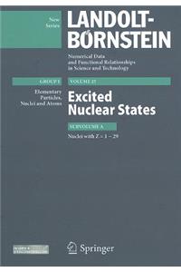 Z = 1-29. Excited Nuclear States