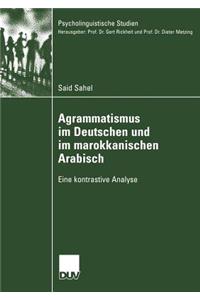 Agrammatismus Im Deutschen Und Im Marokkanischen Arabisch