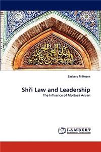 Shi'i Law and Leadership