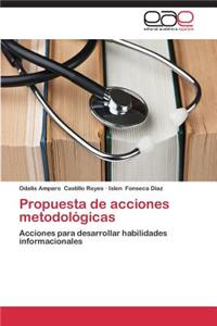 Propuesta de Acciones Metodologicas