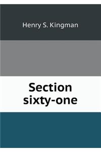 Section Sixty-One