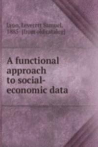 functional approach to social-economic data