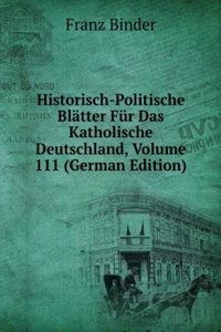 HISTORISCH-POLITISCHE BL  TTER F R DAS