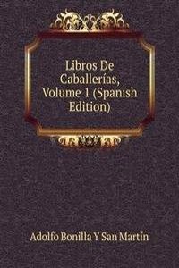 Libros De Caballerias, Volume 1 (Spanish Edition)