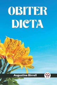 Obiter Dicta