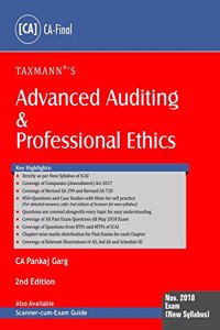 Advanced Auditing & Professional Ethics (CA-Final) (for November 2018 Exam-New Syllabus)