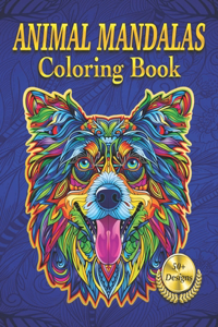 Animal Mandalas Coloring Book