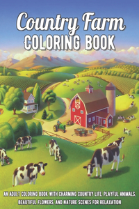 Country Farm Coloring Book