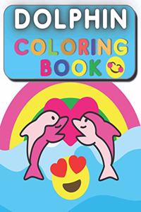 Dolphin Coloring Book