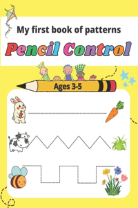 My first book of patterns pencil control ages 3-5