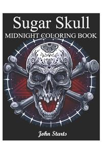 Sugar Skull Midnight Coloring Book