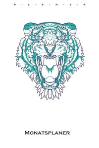 brüllender Tiger Monatsplaner