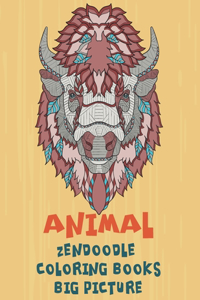 Zendoodle Coloring Books Big Picture - Animal