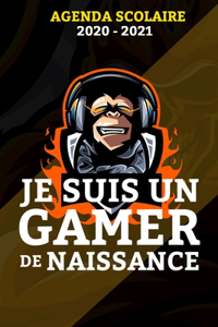 Agenda scolaire 2020 - 2021 Je suis un Gamer de naissance