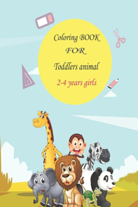 coloring book for toddlers animal 2-4 years girls
