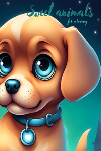Sweet animals for colouring