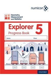 Numicon: Geometry, Measurement and Statistics 5 Explorer Progress Book (Pack of 30)