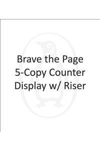 Brave the Page 5-Copy Counter Display W Riser