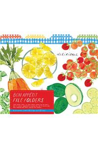 Bon Appetit File Folders