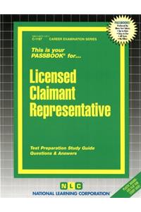 Licensed Claimant Representative