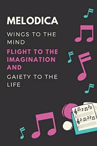 Melodica Wings to the mind Flight to the imagination and Gaiety to the life