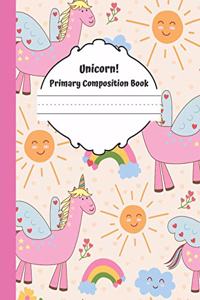 Unicorn Primary Composition Book