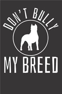 Pitbull Dog Bull Notebook / Journal