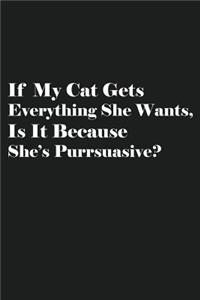 If My Cat Gets Everything She Wants