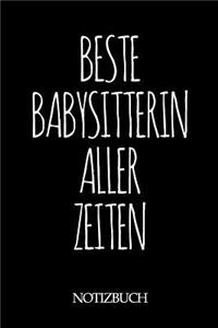 Beste Babysittterin Aller Zeiten Notizbuch