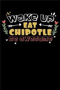 Wake Up Eat Chipotle Be Awesome