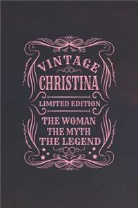 Vintage Christina Limited Edition the Woman the Myth the Legend