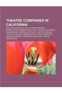 Theatre Companies in California