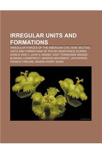 Irregular Units and Formations