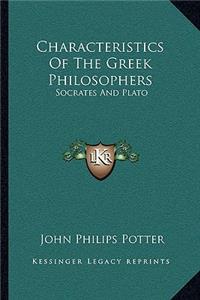 Characteristics Of The Greek Philosophers