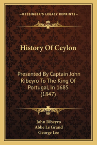 History Of Ceylon