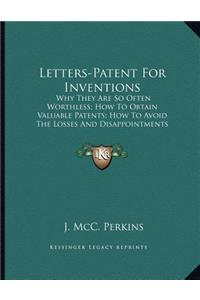 Letters-Patent For Inventions