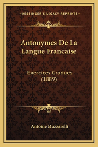 Antonymes De La Langue Francaise