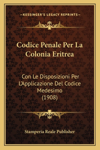 Codice Penale Per La Colonia Eritrea