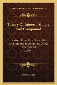 Theory Of Interest, Simple And Compound