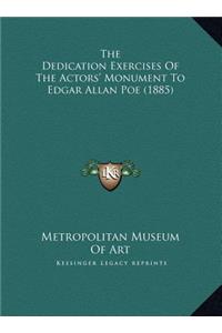 The Dedication Exercises Of The Actors' Monument To Edgar Allan Poe (1885)
