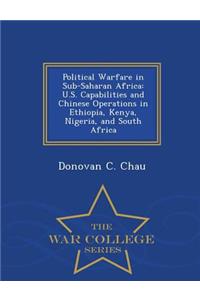 Political Warfare in Sub-Saharan Africa