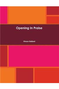 Opening in Praise
