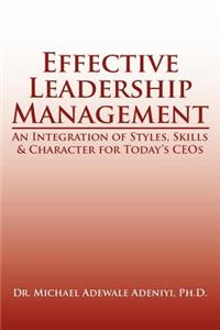 Effective Leadership Management