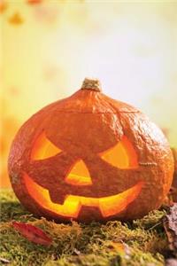 Autumn Jack-O-Latern Grid Notebook