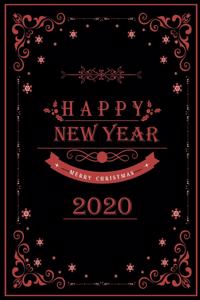 Notebook Happy New Year Merry Christmas 2020